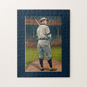 Wildfire Schulte, Chicago Cubs, 1911 Jigsaw Puzzle
