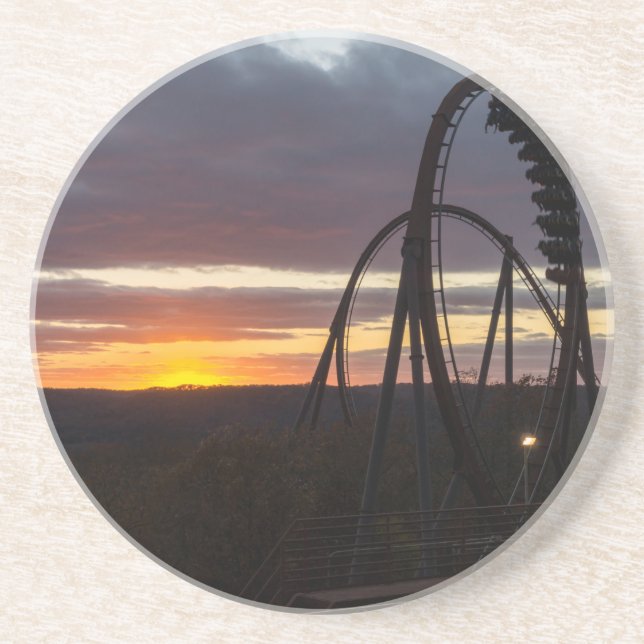Wildfire Sunset Coaster (Front)