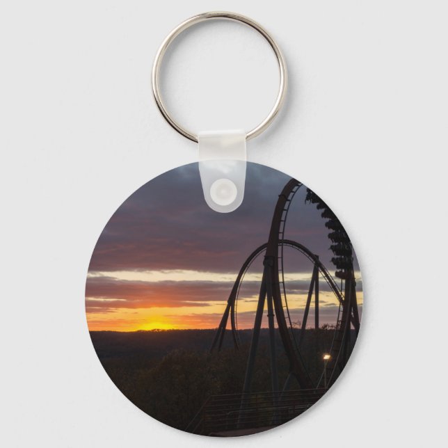 Wildfire Sunset Key Ring (Front)