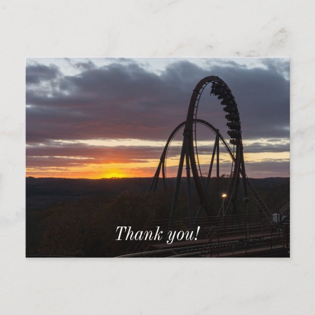 Wildfire Sunset Postcard (Front)