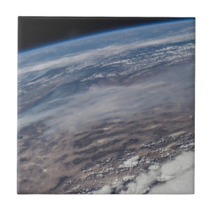 Wildfires Around Yosemite National Park. Ceramic Tile