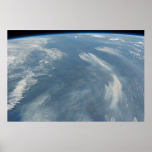 Wildfires Southeast Of James Bay In Quebec, Canada Poster