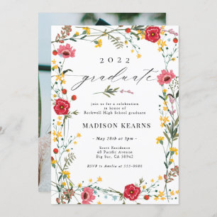 Wildflower 2024 Graduation Invitation