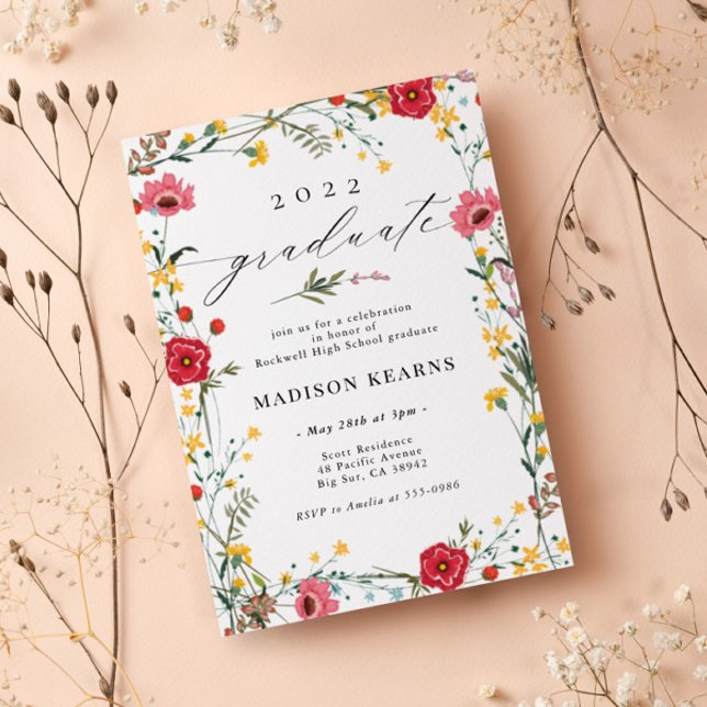 Wildflower 2026 Graduation Invitation (Creator Uploaded)