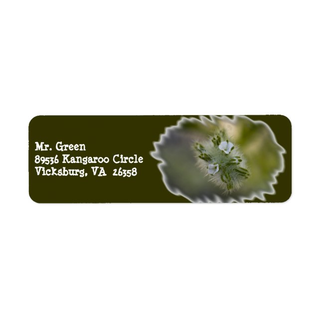 Wildflower 9 Return Address Label (Front)