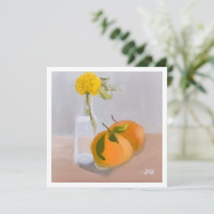 Wildflower and Oranges Card
