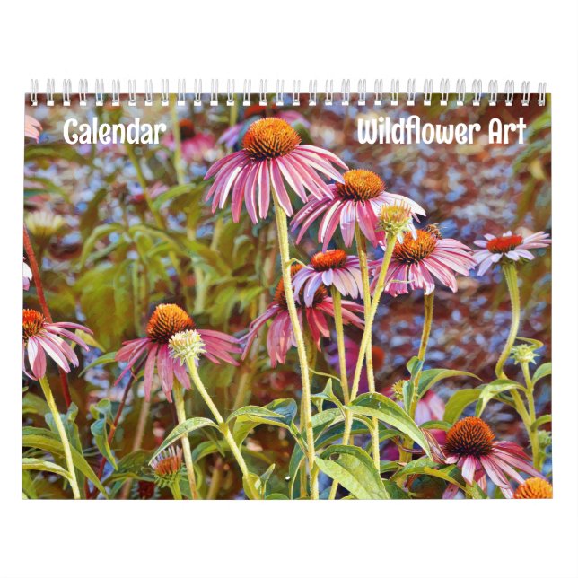 Wildflower Art Floral Calendar (Cover)