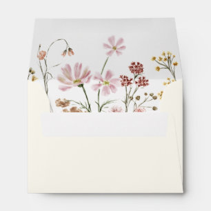 Wildflower Baby in Bloom Baby Shower Terracotta Envelope