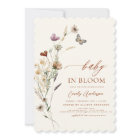 Wildflower Baby in Bloom Baby Shower Terracotta