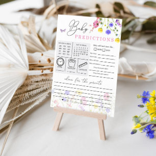Wildflower Baby Predictions & Advice Card Game