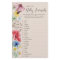 Wildflower Baby Shower Baby Animal Name Quiz Game