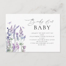 Wildflower Baby Shower Books for Baby