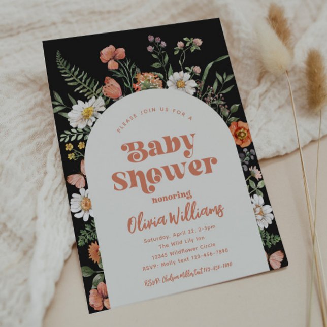 Wildflower Baby Shower Invitation | Wild Baby (Creator Uploaded)