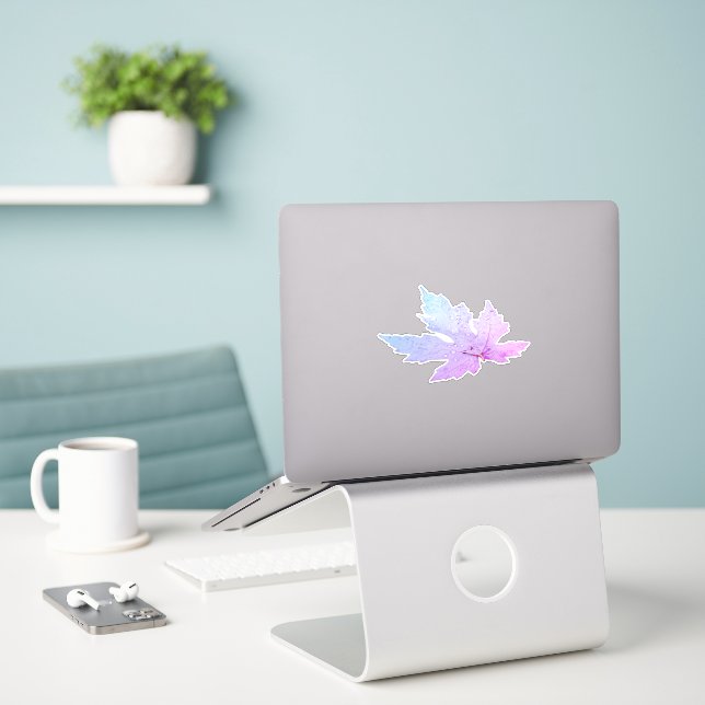 Wildflower Beauty – Nature Photo Sticker (Laptop On Desk)