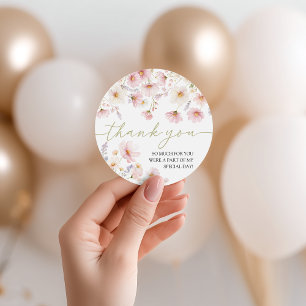 Wildflower Birthday Favor Tags
