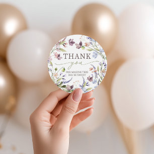 Wildflower Birthday Favor Tags