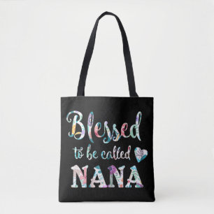 Wildflower Blessed To Be Called Nana  Tote Bag