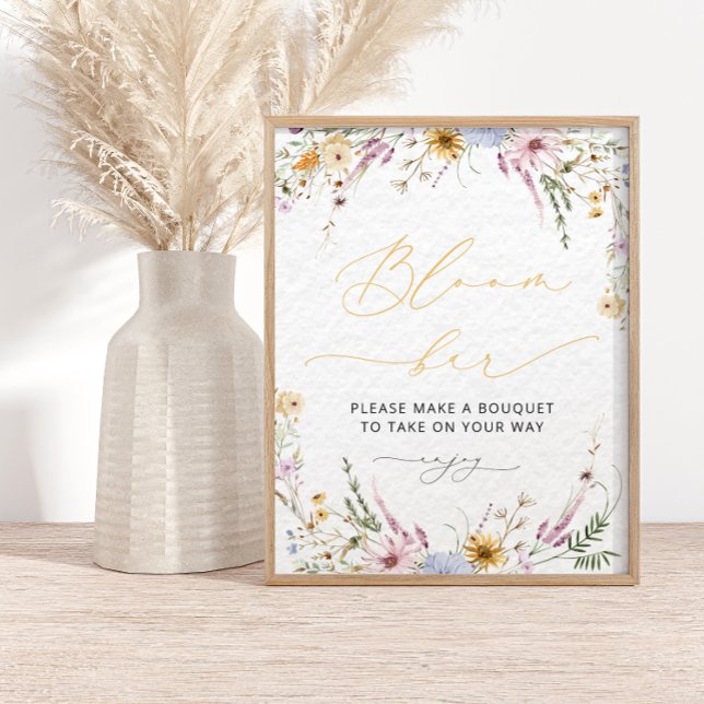 Wildflower Bloom | Flower Bar Poster (Creator Uploaded)