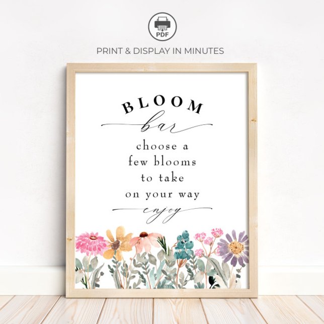 Wildflower Bloom or Flower Bar Poster (Creator Uploaded)