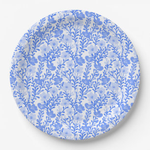 Wildflower Blooms Simple Blues Variety Pack  Paper Plate