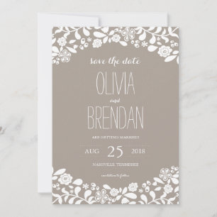 Wildflower Blossoms Save the Date