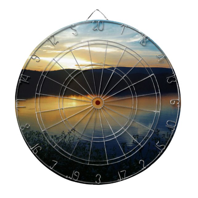 Wildflower, Blue sunset Dartboard (Front)