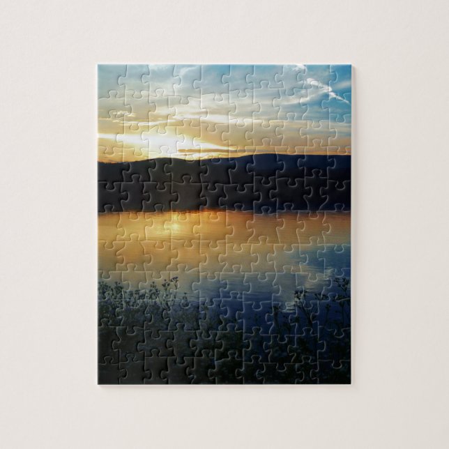 Wildflower, Blue sunset Jigsaw Puzzle (Vertical)