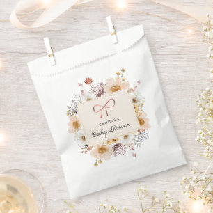 Wildflower Boho Baby Shower Favour Bag