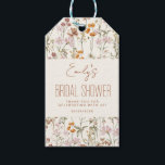 Wildflower Boho Bridal Shower Thank You In Bloom Gift Tags<br><div class="desc">Express heartfelt thanks with our Wildflower Boho Bridal Shower Thank You Gift Tags. Featuring a charming wildflower design, these tags convey gratitude for celebrating the blooming love during the bridal shower. The "In Bloom" theme adds a touch of natural beauty and romance to every tag, creating a cohesive and meaningful...</div>