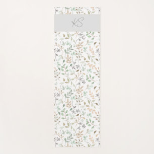 Wildflower Boho Custom Custom Name  Yoga Mat