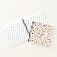 Wildflower Boho Floral Baby Shower Guest Book