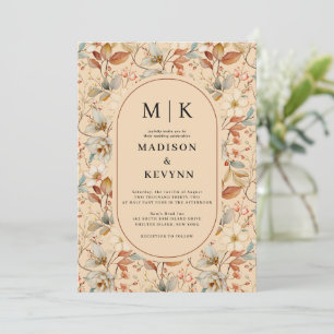 Wildflower Boho Wedding Save The Date