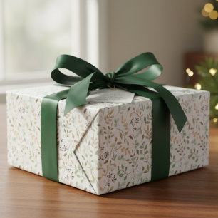 Wildflower Boho  Wrapping Paper