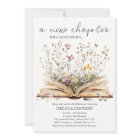 Wildflower | Book Theme Bridal Shower Invitation