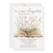Wildflower | Book Theme Bridal Shower Invitation