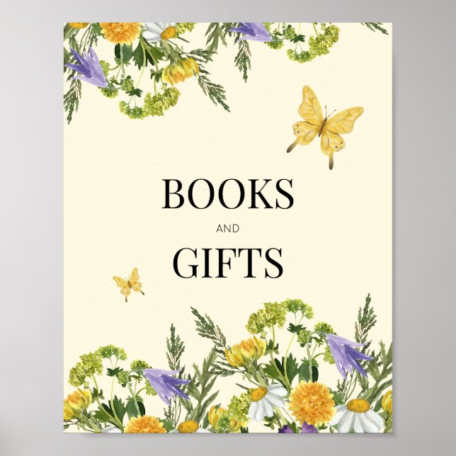 Wildflower Books and Gifts Baby Shower Poster (Front)