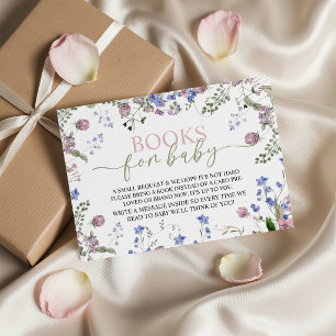 Wildflower Books for Baby Card