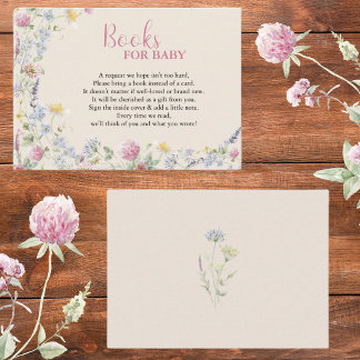 Wildflower Books for Baby Enclosure Card