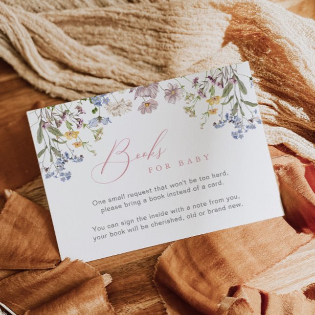 Wildflower Books for Baby Insert Card Floral Girl (Creator Uploaded)