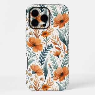 Wildflower Botanical Boho Floral Watercolor iPhone 16 Pro Max Case