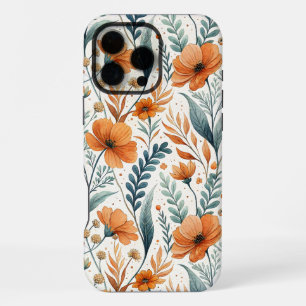 Wildflower Botanical Boho Floral Watercolor iPhone 16 Pro Max Case