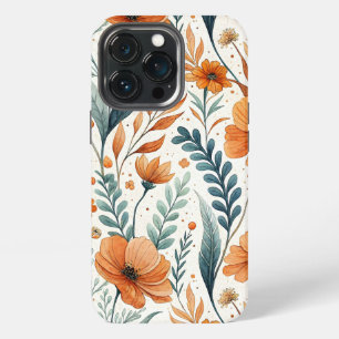 Wildflower Botanical Boho Floral Watercolor iPhone 13 Pro Case