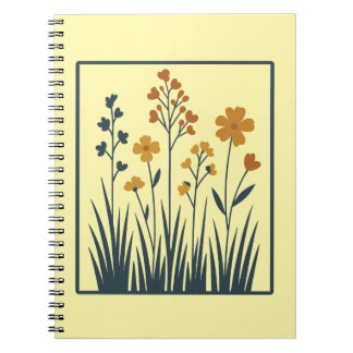 Wildflower Botanical Floral Nature Aesthetic Notebook