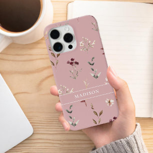 Wildflower Botanical Floral Personalized iPhone 11 Case
