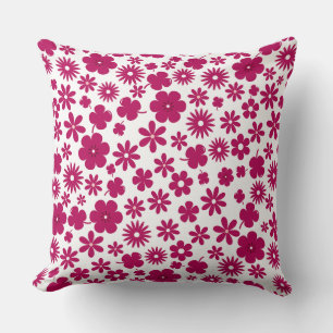 wildflower botanical tropical berry colour floral cushion