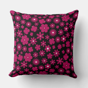wildflower botanical tropical berry colour floral cushion