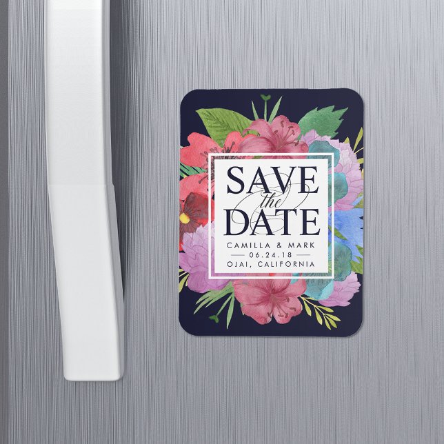 Wildflower Bouquet Save the Date Magnet (Creator Uploaded)