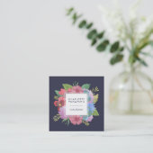 Wildflower Bouquet Square Square Business Card (Standing Front)
