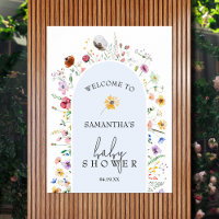 Wildflower Boy Baby Shower Welcome