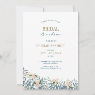 Wildflower Bridal Luncheon Invitation